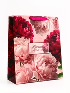 Пакет подарочный вертикальный «Счастливых моментов», 25.5×30×9 см - Фото 2