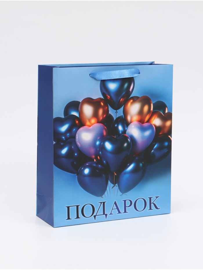 Пакет подарочный «Подарок», M, 25.5×32×9 см - Фото 1