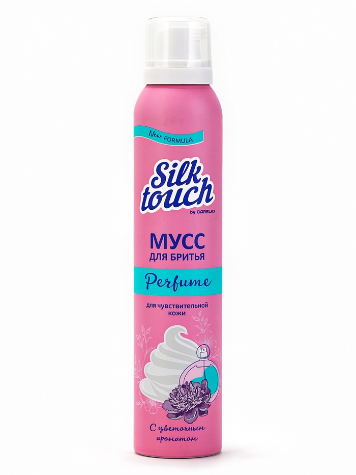 Мусс для бритья Carelax Silk Touch женский, Perfume, 200 мл - Фото 1