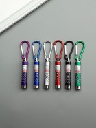 Фонарик - лазер брелок для ключей на карабине «Камушек», МИКС - Фото 1