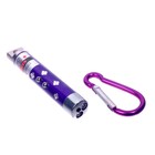 Фонарик-лазер брелок для ключей на карабине «Камушек», МИКС - Фото 3