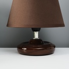 Лампа настольная «Мини» 1×40 Вт Е14 кофе 15×15×20 см МОДЕЛЬ: 3133993 - фото 31560172