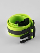 Пояс светоотражающий, эластичный, с фастексом, 50 - 100 см × 4.5 см, зелёный - Фото 2