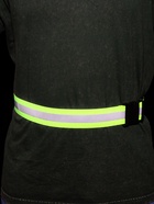 Пояс светоотражающий, эластичный, с фастексом, 50 - 100 см × 4.5 см, зелёный - Фото 11