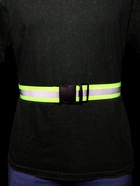 Пояс светоотражающий, эластичный, с фастексом, 57 - 101 см × 4.5 см, зелёный - Фото 8