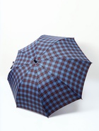 Зонт - трость автоматический «Клетка», эпонж, 8 спиц, R=60/70 см, d=120 см, МИКС - Фото 1
