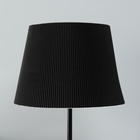 Светильник настольный «Строгость» 1×40 Вт Е27 черный 22.5×22.5×41.5 см 10689405