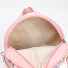 Рюкзак детский «Выбражулька» на молнии, размер 17×5×23 см, светло-розовый - Фото 8