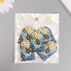 Декор для творчества дерево "Пчела и соты. Витраж" 4,4х3х0,3 см (5 шт) - фото 808563502