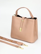 Сумка женская тоут на молнии, цвет бежевый - фото 808563681 Сумка женская тоут на молнии, цвет бежевый - фото 808563681