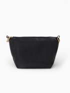 Сумка женская тоут на клапане, с косметичкой, 17×11×22 см, однотонная, чёрная - Фото 11