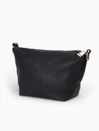 Сумка женская тоут на клапане, с косметичкой, 17×11×22 см, однотонная, чёрная 10718825