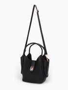 Сумка женская тоут на клапане, с косметичкой, 17×11×22 см, однотонная, чёрная - Фото 5