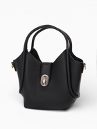 Сумка женская тоут на клапане, с косметичкой, 17×11×22 см, однотонная, чёрная - Фото 6