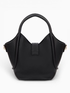 Сумка женская тоут на клапане, с косметичкой, 17×11×22 см, однотонная, чёрная - Фото 7