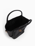 Сумка женская тоут на клапане, с косметичкой, 17×11×22 см, однотонная, чёрная - Фото 9