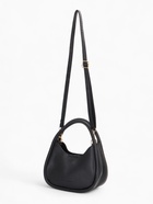 Сумка женская тоут на молнии, 23×10×16 см, однотонная, чёрная - Фото 4