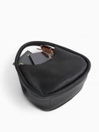 Сумка женская тоут на молнии, 23×10×16 см, однотонная, чёрная - Фото 9