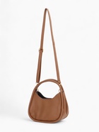 Сумка женская тоут на молнии, 23×10×16 см, однотонная, коричневая - Фото 4