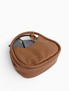 Сумка женская тоут на молнии, 23×10×16 см, однотонная, коричневая - Фото 9