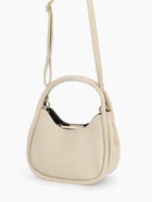 Сумка женская тоут на молнии, 23×10×16 см, однотонная, белая - Фото 2