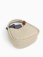 Сумка женская тоут на молнии, 23×10×16 см, однотонная, белая - Фото 9