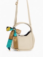 Сумка женская тоут на молнии, 23×10×16 см, однотонная, белая - Фото 10