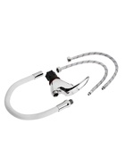 УЦЕНКА Смеситель для кухни ZEIN Z2074W, силикон. излив, картридж 40 мм, латунь, белый/хром 10859728