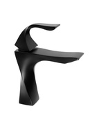 УЦЕНКА Смеситель для раковины ZEIN Z3790, дизайнерский, однорычажный, картридж 35 мм, черный 10859732