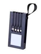 УЦЕНКА Внешний аккумулятор 10000 мАч, 10 W, 2 USB, Type-C, фонарик, солнечная панель, чёрный 10859745