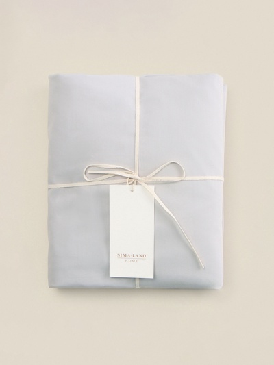 Пододеяльник 2-спальный SL Home Percale, 180×220 см, серый, перкаль