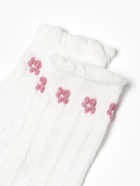 Носки женские «Белые в цветок», р-р 36-39 10857115