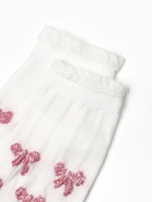 Носки "Белые с бантиком", р-р 36-39 - фото 33851406