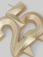 УЦЕНКА Свеча в торт юбилейная «Грань», цифра 25, золотой металлик, 6.5 см - Фото 4