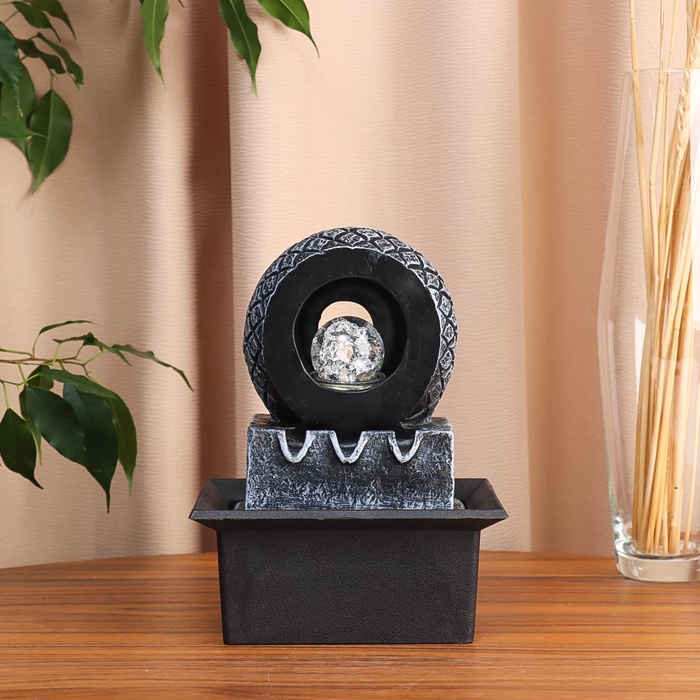 Фонтан настольный «Бентон», 22×16 см, с подсветкой