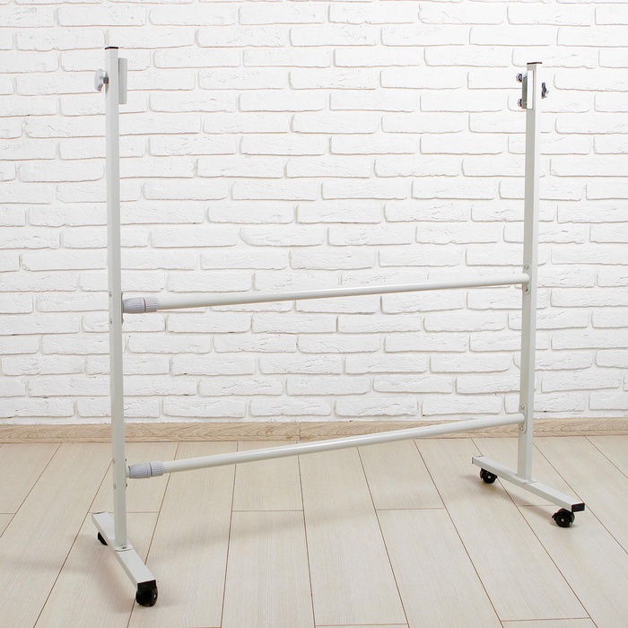 Подставка на колесах регулируемая для магнитно-маркерной, меловой, пробковой доски от 110 см до 200 см - Фото 1