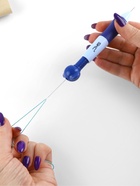 Игла для вышивания TEIRA, для ковровой техники, d=1.3/1.6/2.2 мм, с нитевдевателями, голубая, синяя - Фото 16