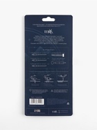 Игла для вышивания TEIRA, для ковровой техники, d=1.3/1.6/2.2 мм, с нитевдевателями, голубая, синяя - Фото 7