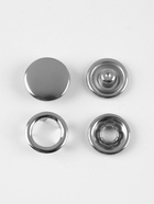 Кнопки рубашечные TEIRA, закрытые, d=9.5 мм, 10 шт., в пластиковом боксе, цвет серебряный - Фото 5