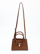 Сумка женская тоут на молнии, 22×8×15 см, коричневая - Фото 3