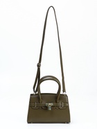 Сумка женская тоут на молнии, 22×8×15 см, зелёная - Фото 3