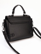 Сумка женская мессенджер на магните, 22×11×17 см, чёрная - Фото 9