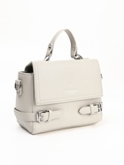 Сумка женская мессенджер на магните, 22×11×17 см, серая - Фото 11