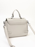 Сумка женская мессенджер на магните, 22×11×17 см, серая - Фото 6