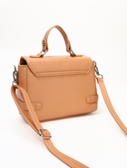 Сумка женская мессенджер на магните, 22×11×17 см, бежевая - Фото 9