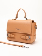 Сумка женская мессенджер на магните, 22×11×17 см, бежевая - Фото 5