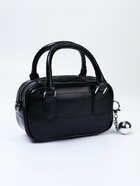 Сумка женская саквояж на молнии, 20×9×12 см, чёрная - Фото 5