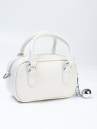 Сумка женская саквояж на молнии, 20×9×12 см, белая - Фото 5