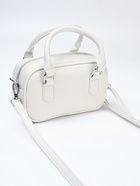 Сумка женская саквояж на молнии, 20×9×12 см, белая - Фото 6