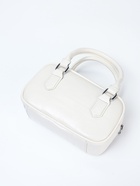 Сумка женская саквояж на молнии, 20×9×12 см, белая - Фото 9